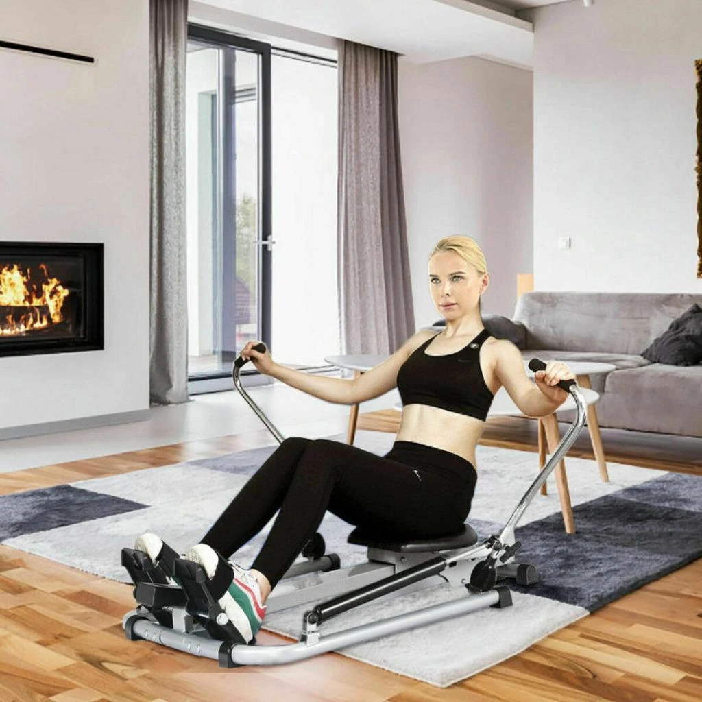 商品Hivvago|Exercise Adjustable Double Hydraulic Resistance Rowing Machine,价格¥1619,第2张图片详细描述