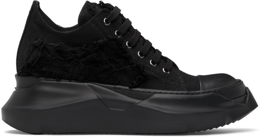 商品Rick Owens|Black Abstract Sneakers,价格¥5843,第1张图片