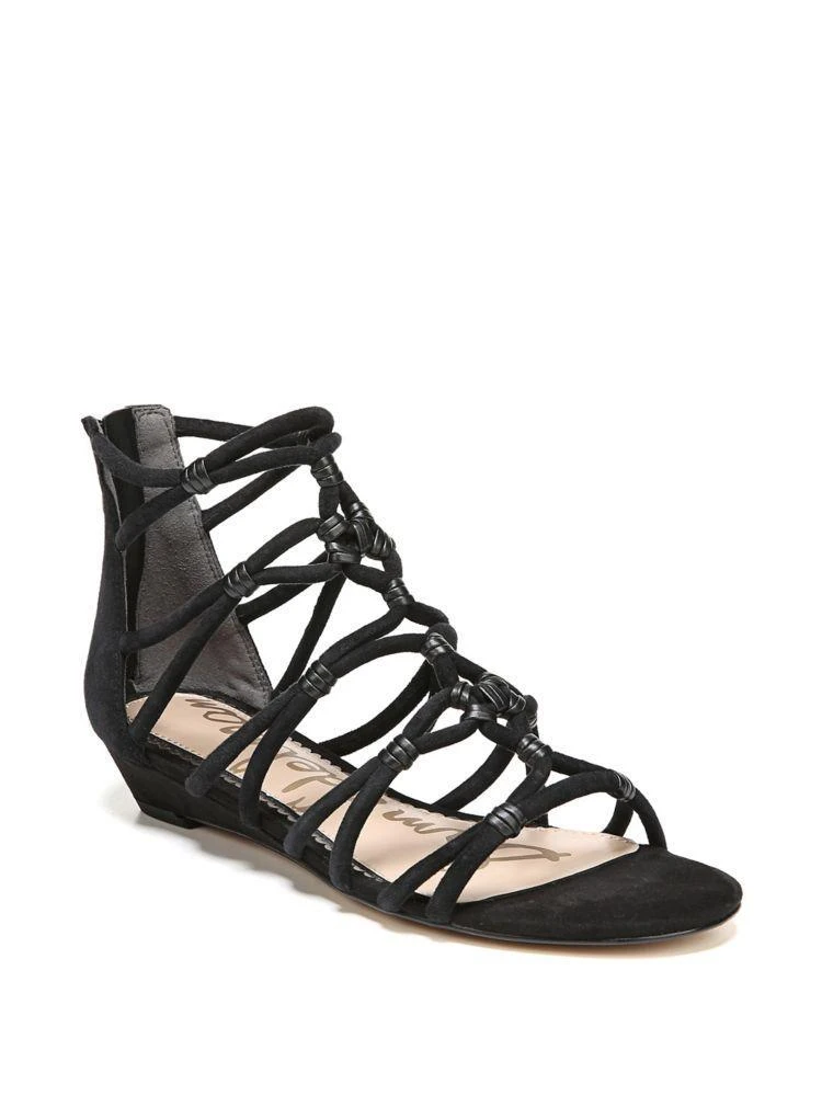 商品Sam Edelman|Daryn Suede Wedge Sandals,价格¥831,第1张图片