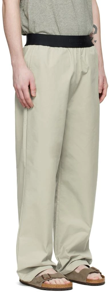 商品Essentials|Green Cotton Lounge Pants,价格¥339,第2张图片详细描述