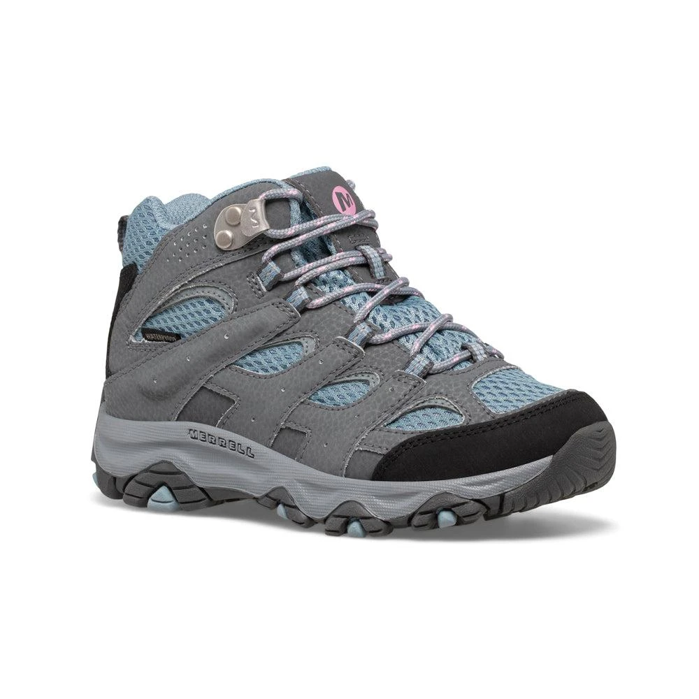 商品Merrell|Moab 3 Mid Waterproof Boots(Little Kid-Big Kid),价格¥298,第2张图片详细描述