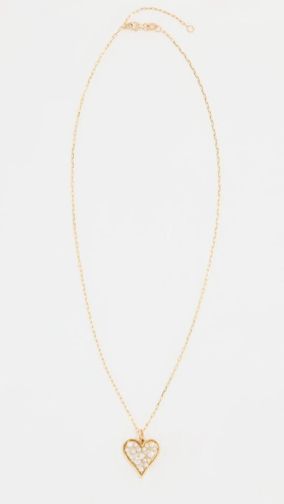 商品Jade Trau|Jade Trau 18k Margot 心形吊坠和链条项链,价格¥58085,第4张图片详细描述