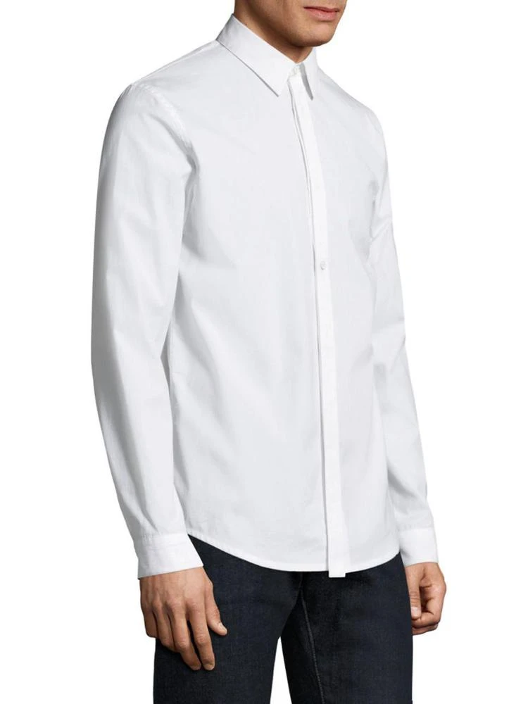 商品Helmut Lang|Detached Placket Cotton Button-Down Shirt,价格¥619,第3张图片详细描述