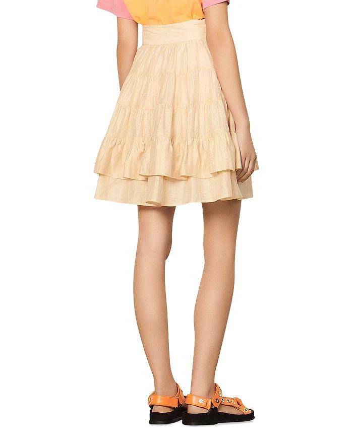 商品Sandro|Fanfan Tiered Ruffled Skirt,价格¥1259,第2张图片详细描述