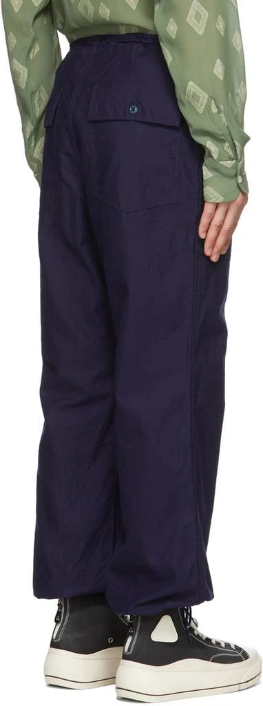 商品Needles|Navy String Fatigue Trousers,价格¥856,第3张图片详细描述