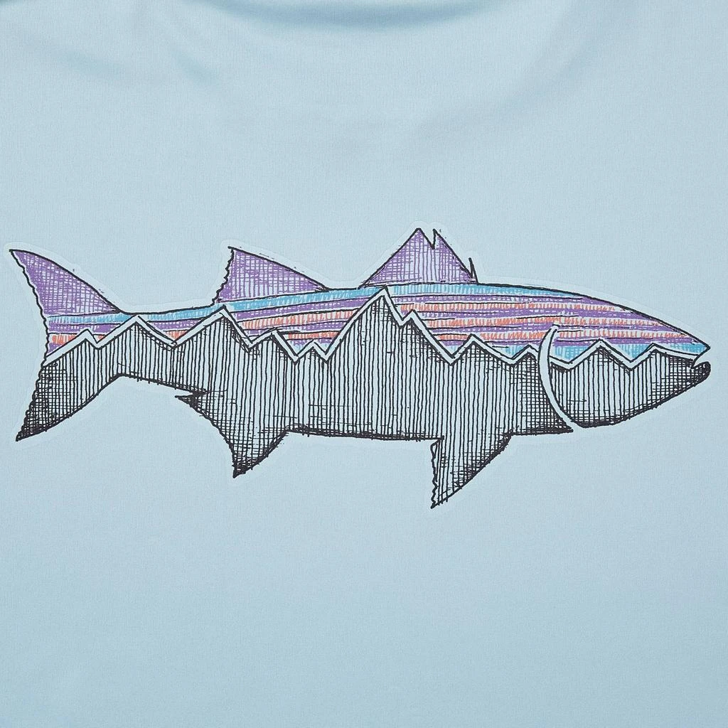 商品Patagonia|Patagonia Men's Fish Graphic Capilene Cool Long Sleeve Shirt,价格¥483,第4张图片详细描述