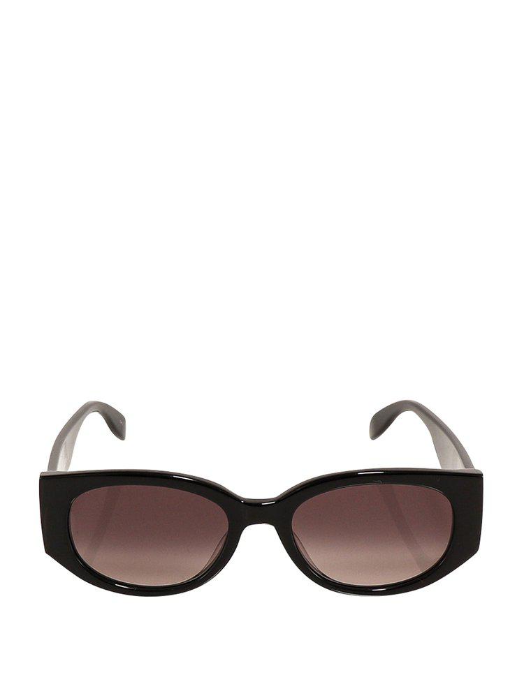 Alexander McQueen Eyewear Oval Frame Sunglasses商品第1张图片规格展示