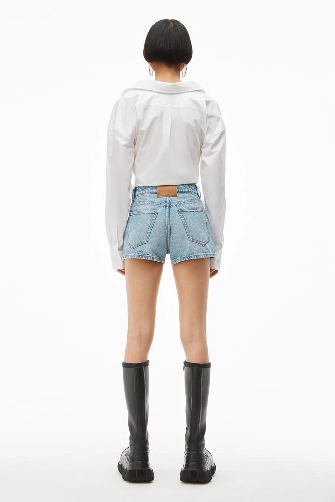 商品Alexander Wang|SHORTY HIGH-RISE SHORT IN DENIM,价格¥983,第5张图片详细描述