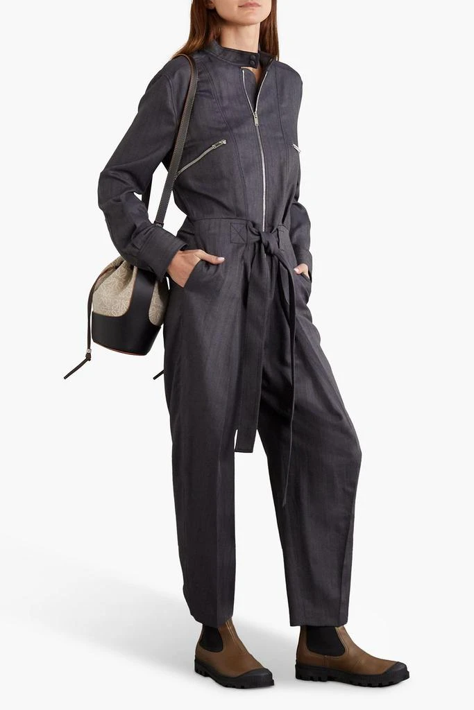 商品Stella McCartney|Brielle belted wool-blend jumpsuit,价格¥1916,第2张图片详细描述