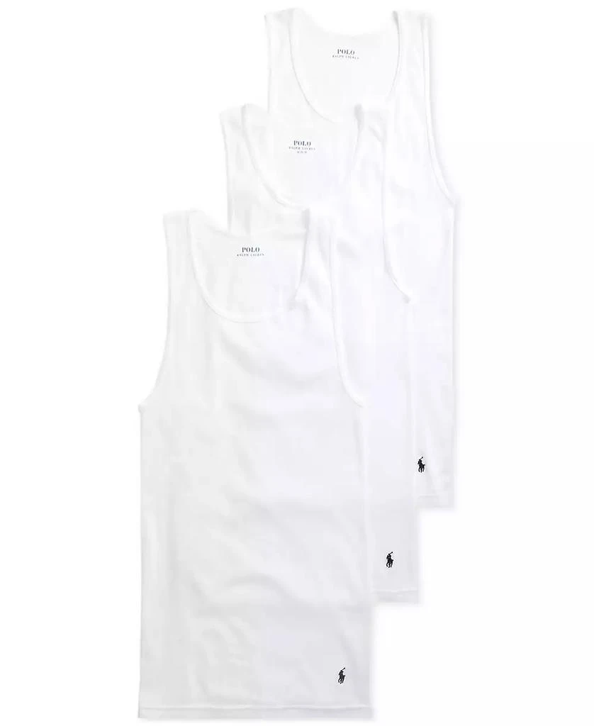 商品Ralph Lauren|Men's 3-Pack Classic-Fit Tank Tops,价格¥375,第1张图片