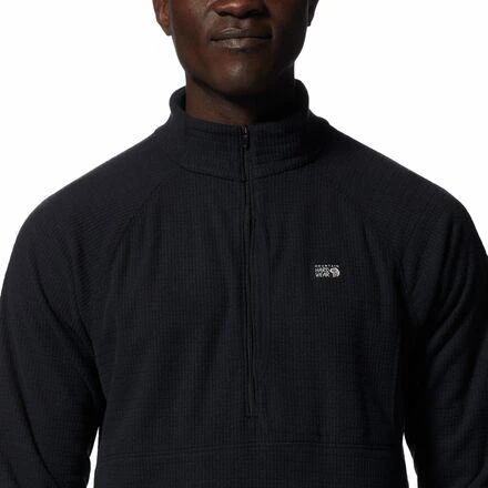 商品Mountain Hardwear|Summit Grid 1/2 Zip Jacket - Men's,价格¥352,第4张图片详细描述