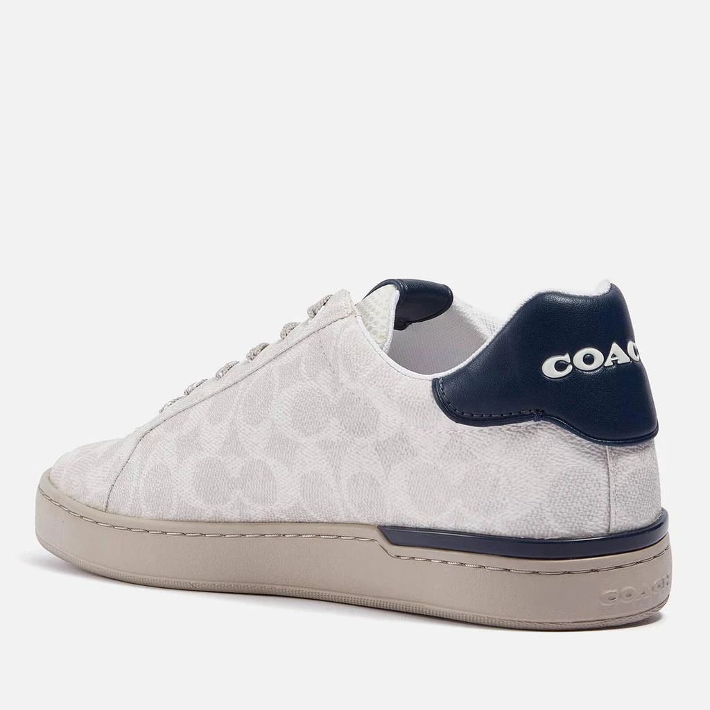 商品Coach|Coach Men's Lowline Signature Cupsole Coated-Canvas Trainers,价格¥997,第2张图片详细描述