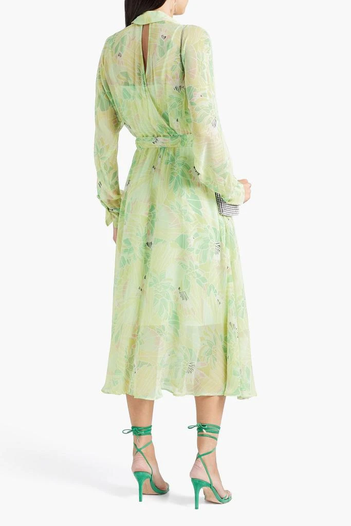 商品Equipment|Haelee belted floral-print silk-chiffon midi shirt dress,价格¥2113,第1张图片