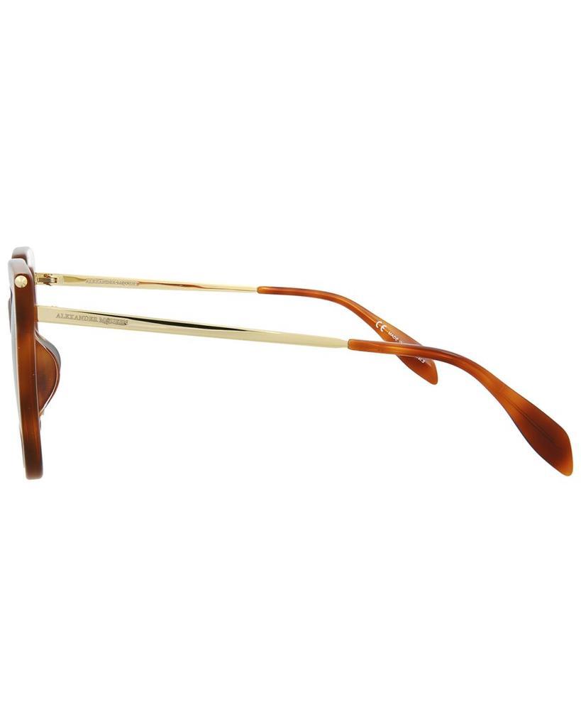 商品Alexander McQueen|Alexander McQueen Women's AM0171SA 55mm Sunglasses,价格¥711,第4张图片详细描述