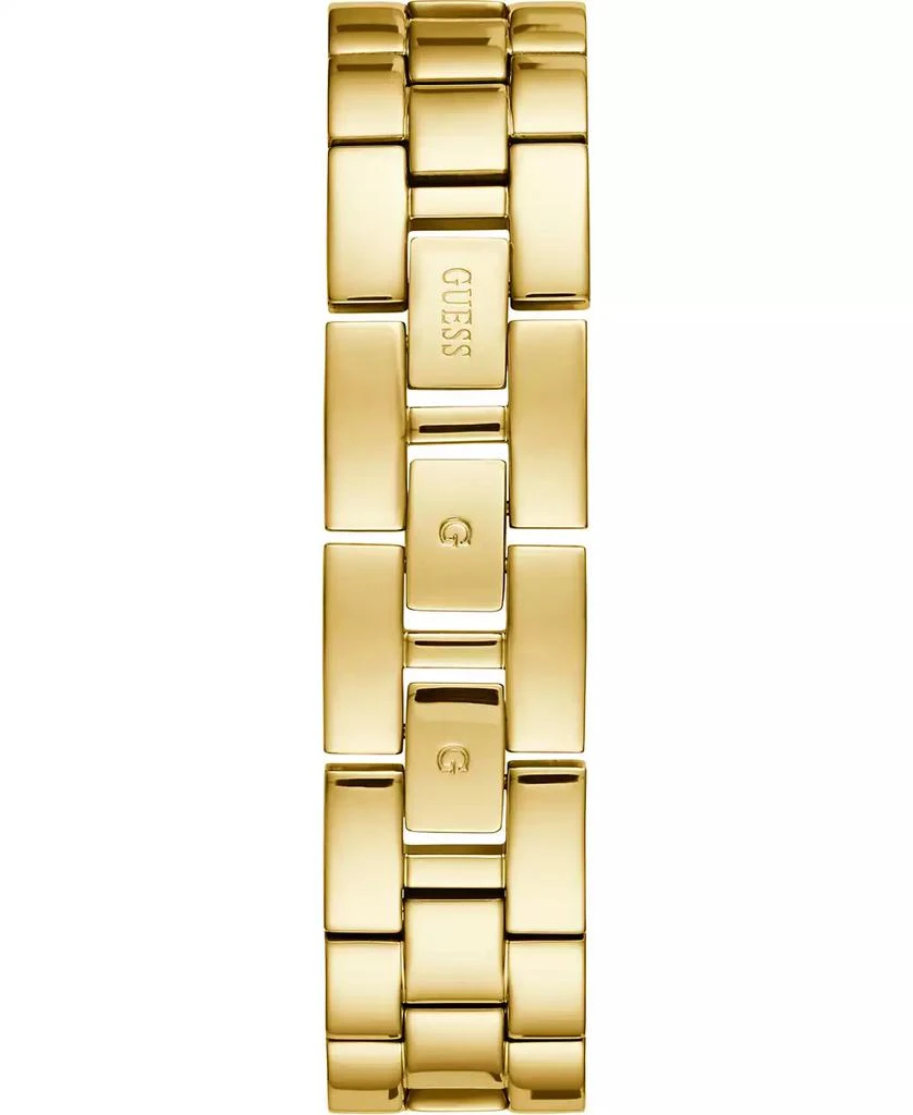 商品GUESS|Women's Gold-Tone Stainless Steel & Cubic Zirconia Crystal Bangle Bracelet Watch 36mm,价格¥624,第3张图片详细描述