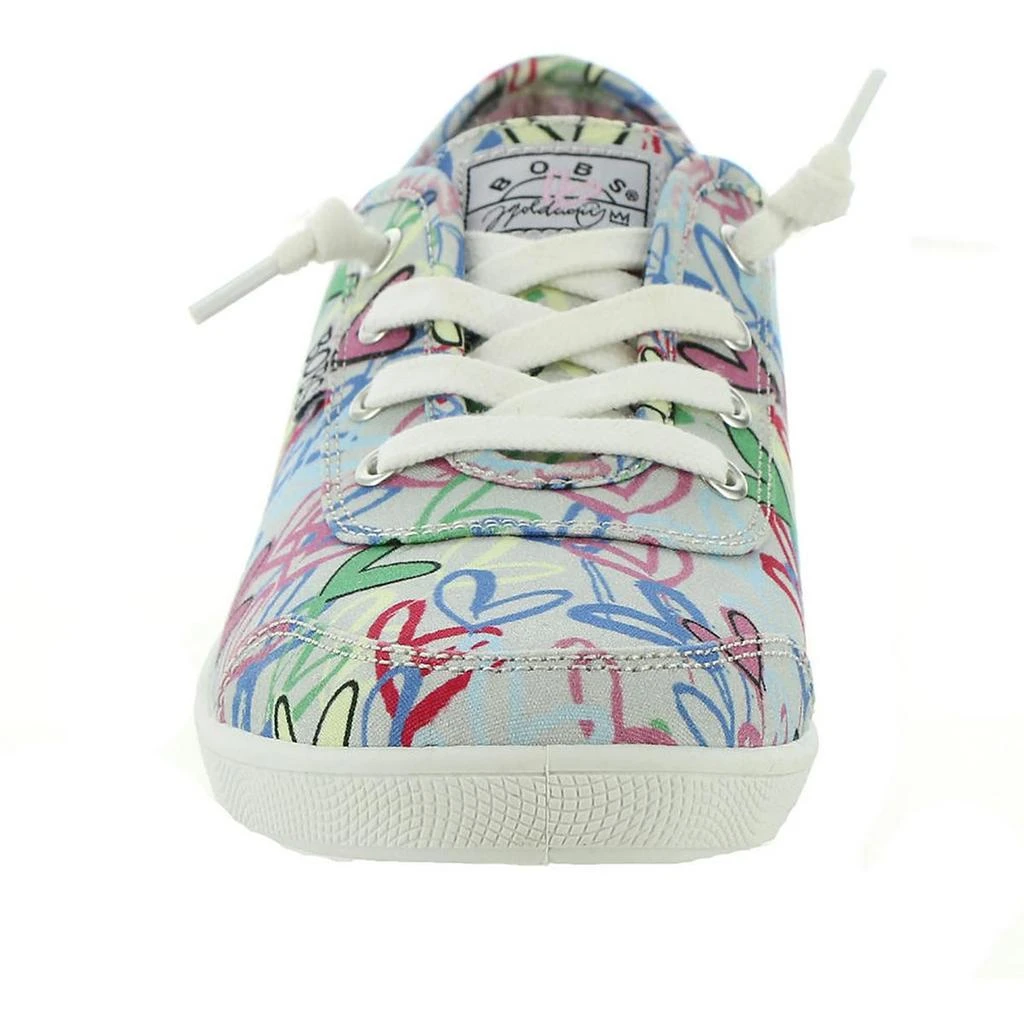 商品SKECHERS|Grateful Love Womens Canvas Lace-Up Slip-On Sneakers,价格¥399,第2张图片详细描述