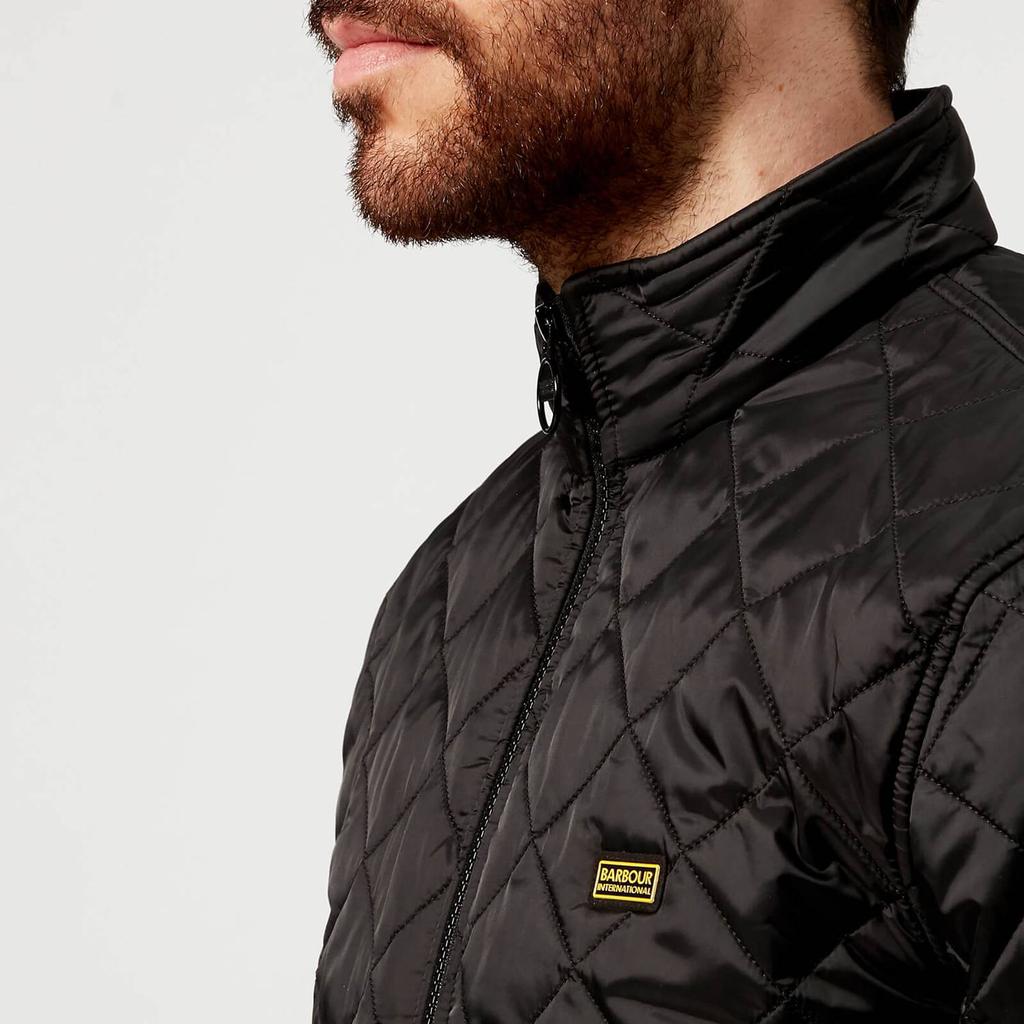 Barbour International Men's Gear Quilt Jacket - Black商品第4张图片规格展示