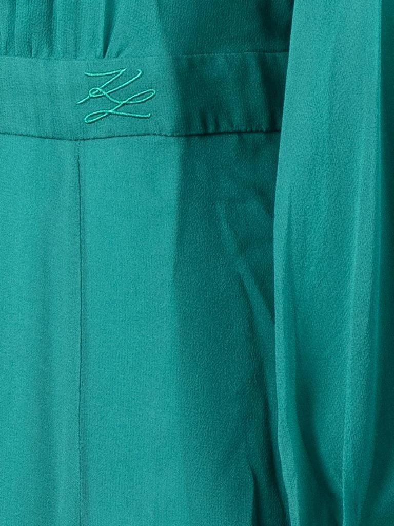 商品Karl Lagerfeld Paris|Karl Lagerfeld Long-Sleeved Belted-Waist Dress,价格¥2400,第4张图片详细描述