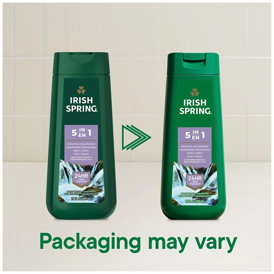 商品Irish Spring|5 in 1 Body Wash for Men Fresh,价格¥52,第2张图片详细描述