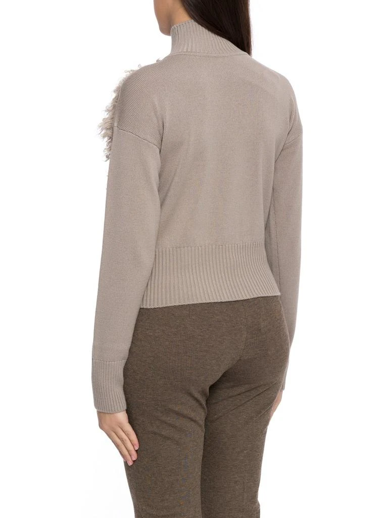 商品Max Mara|Max Mara Studio High Neck Long-Sleeved Jumper,价格¥1810,第2张图片详细描述