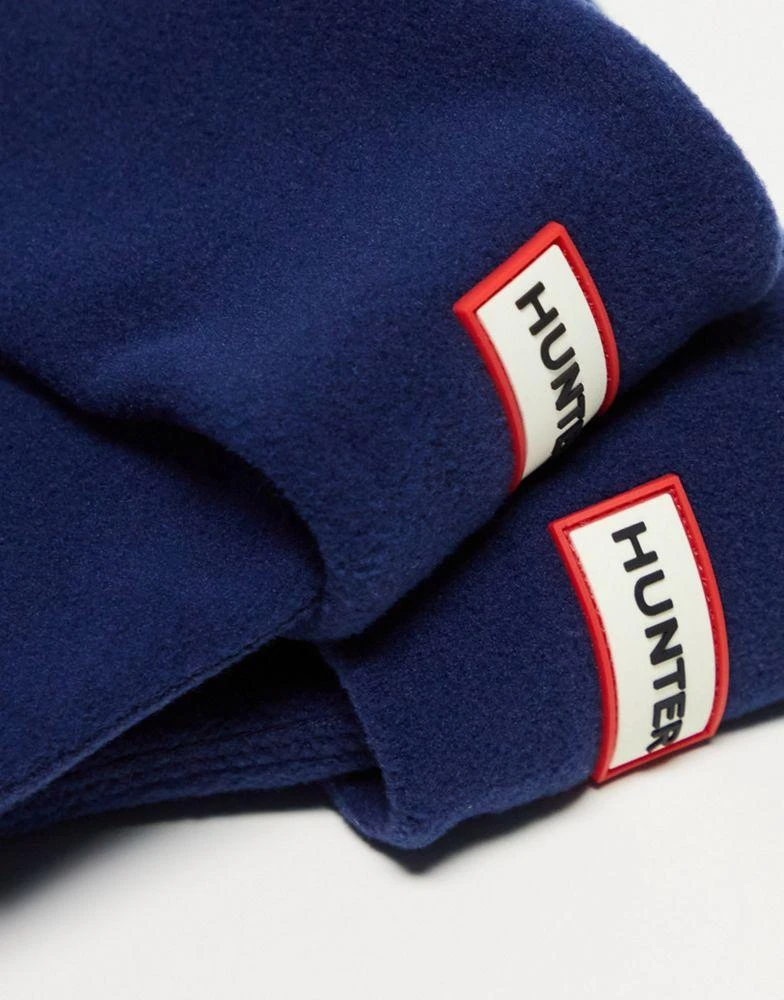 商品Hunter|Hunter fleece short boot socks in navy,价格¥118,第4张图片详细描述