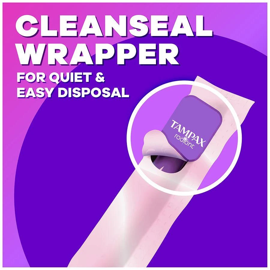 Tampons with BPA-Free Plastic Applicator and LeakGuard Braid No scent 商品