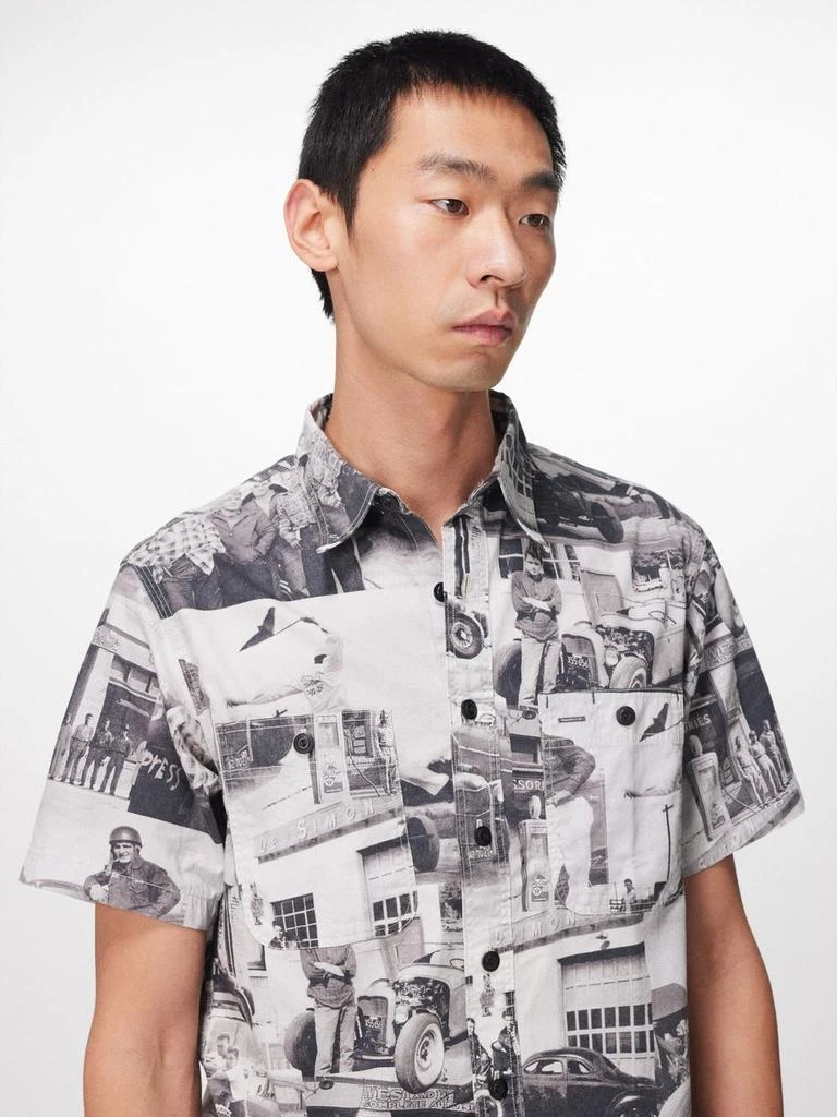 商品RRL|Photo-print cotton short-sleeved shirt,价格¥1234,第3张图片详细描述