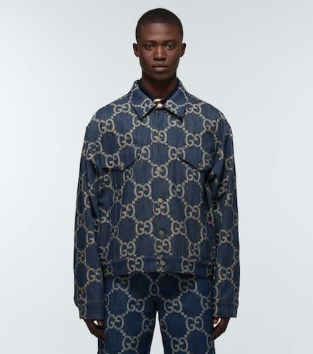 商品Gucci|Jumbo GG Pineapple夹克,价格¥25839,第3张图片详细描述