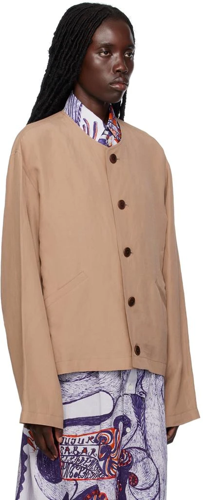 商品Lemaire|Tan Lightweight Blazer,价格¥2976,第2张图片详细描述