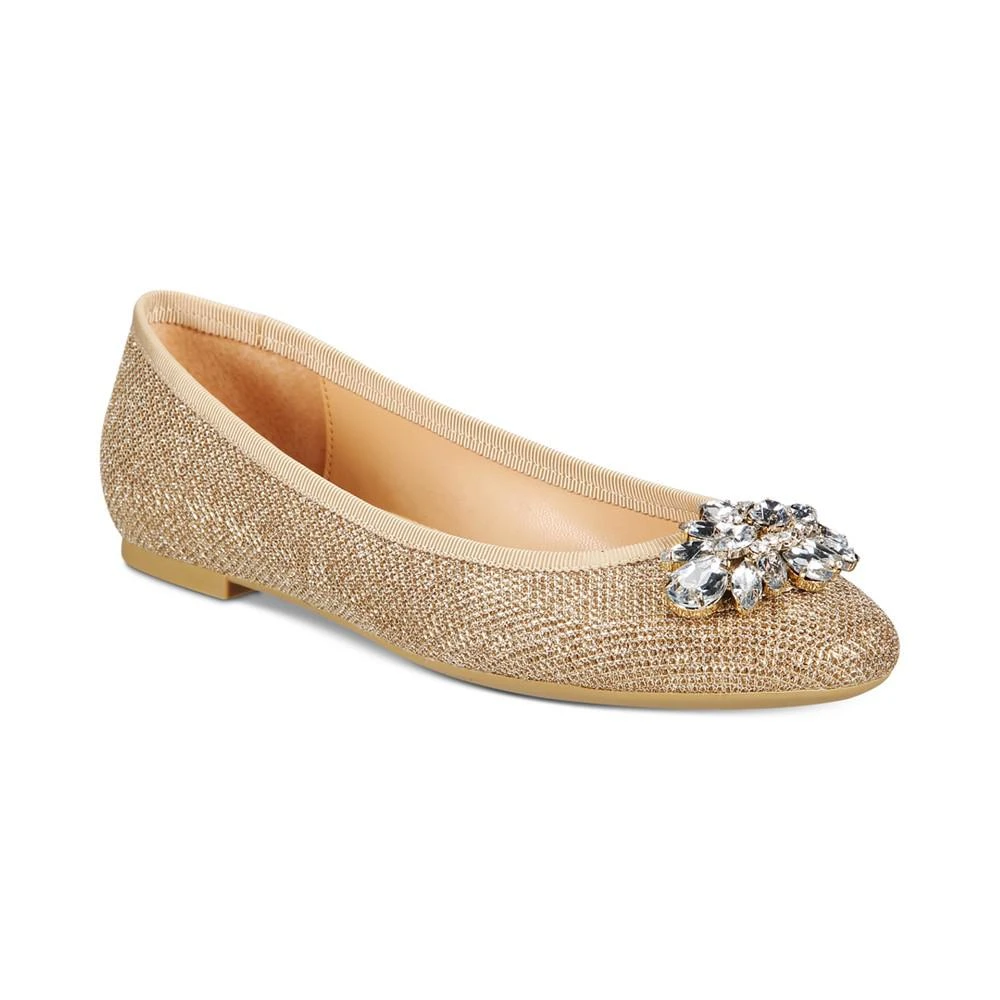 商品Badgley Mischka|Cabella Evening Flats,价格¥591,第1张图片