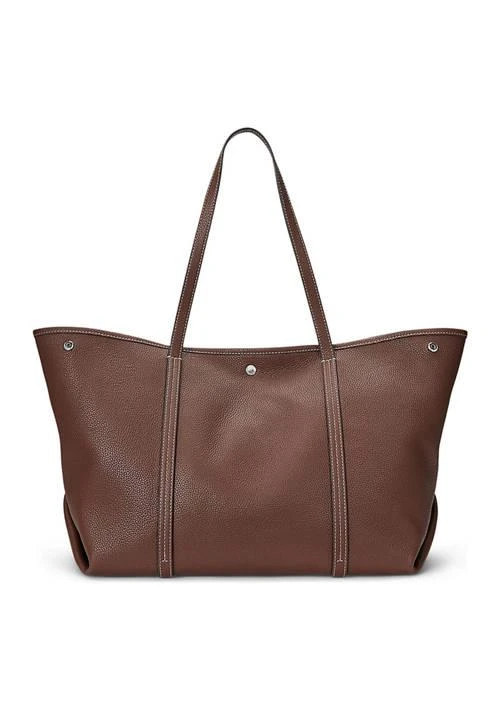 商品Ralph Lauren|Ralph Lauren Pebbled Leather Large Emerie Tote Bag,价格¥1697,第4张图片详细描述