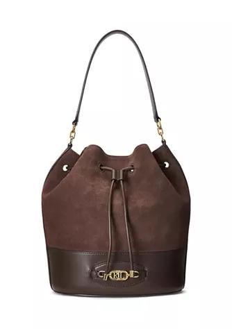 商品Ralph Lauren|Suede Large Andie Drawstring Bag,价格¥2697,第1张图片