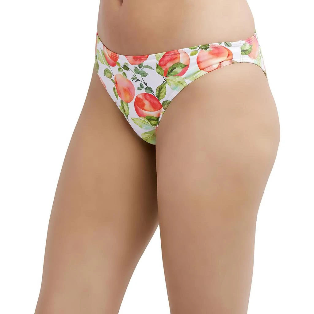 商品BCBG|BCBGeneration Women's Printed High Leg Ruched Bikini Bottom Swim Separate,价格¥39,第2张图片详细描述