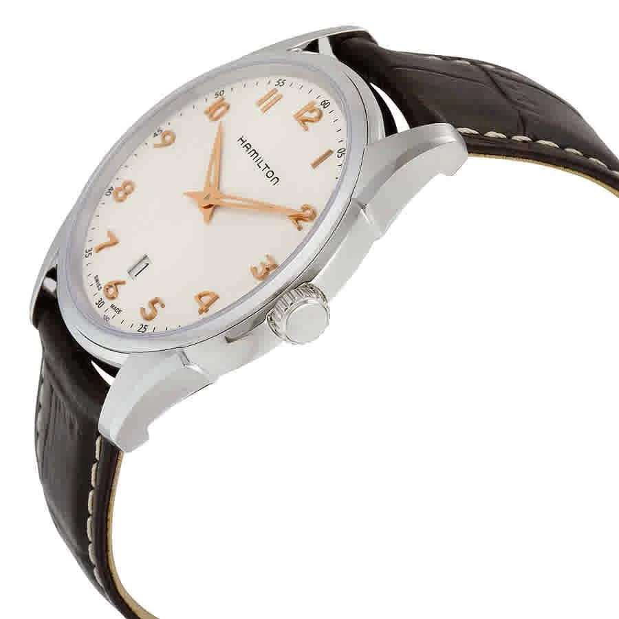 商品Hamilton|Jazzmaster Thinline Silver Dial Men's Watch H38511513,价格¥2503,第2张图片详细描述