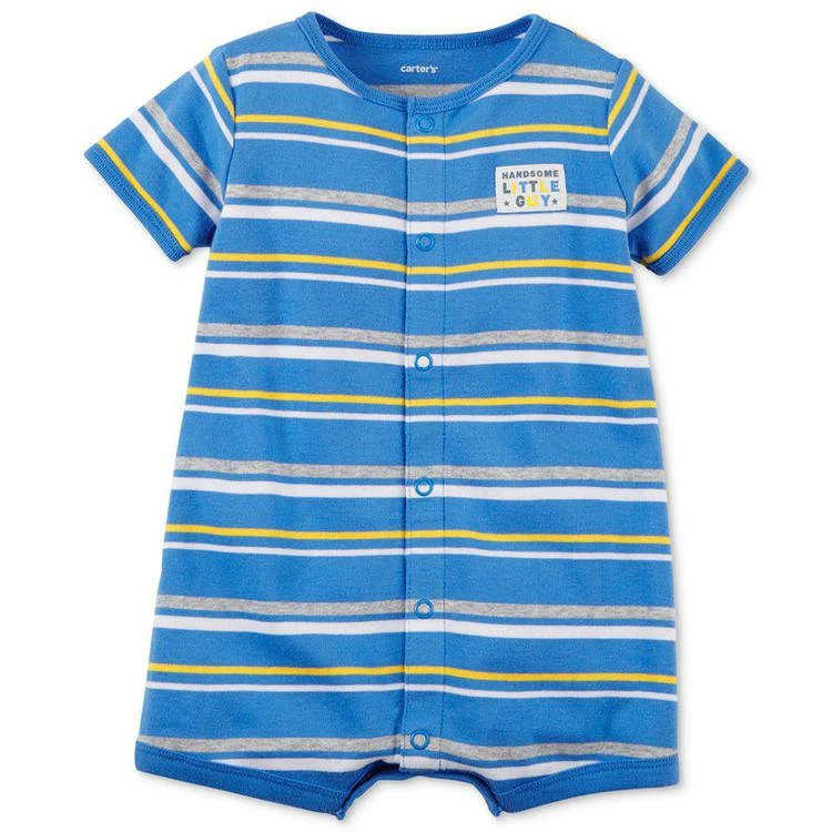 商品Carter's|Striped Cotton Romper, Baby Boys,价格¥32,第1张图片