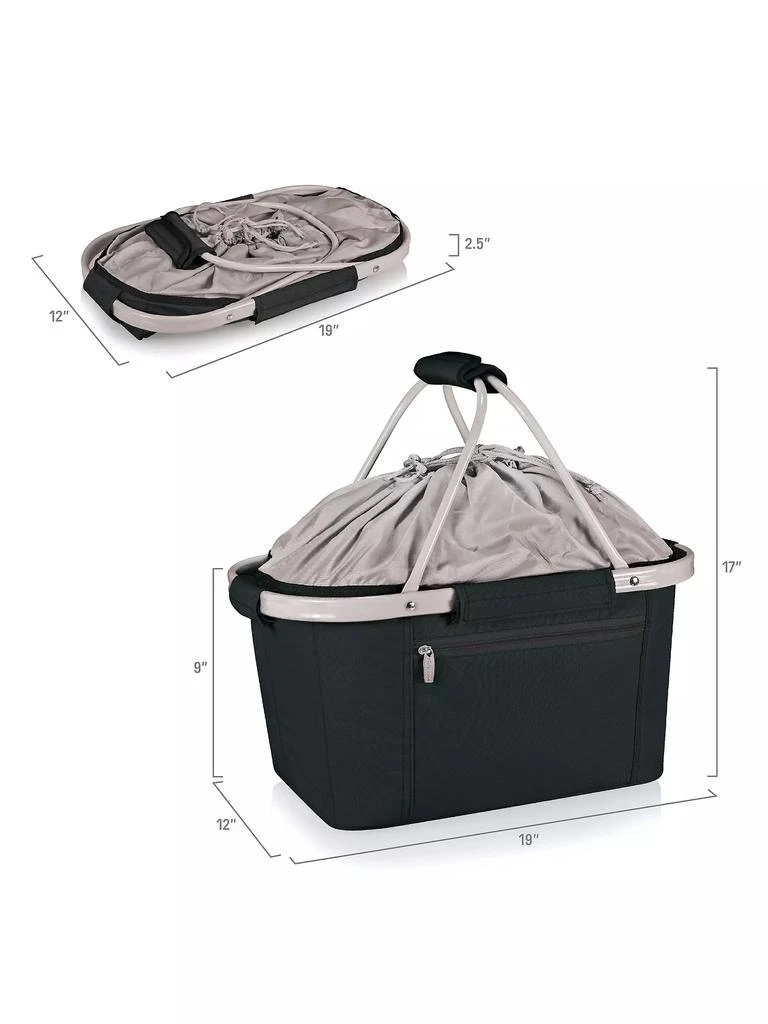 商品Picnic Time|Metro Basket Collapsible Cooler Tote,价格¥409,第4张图片详细描述