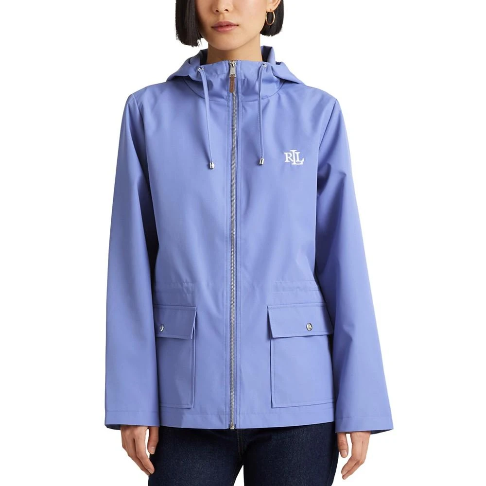 商品Ralph Lauren|女式 可折叠全拉链连帽夹克风衣,价格¥1324,第1张图片