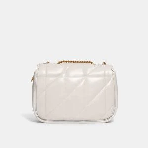 商品Coach|Coach Women's Quilted Pillow Madison Shoulder Bag - Light Coral,价格¥4886,第4张图片详细描述