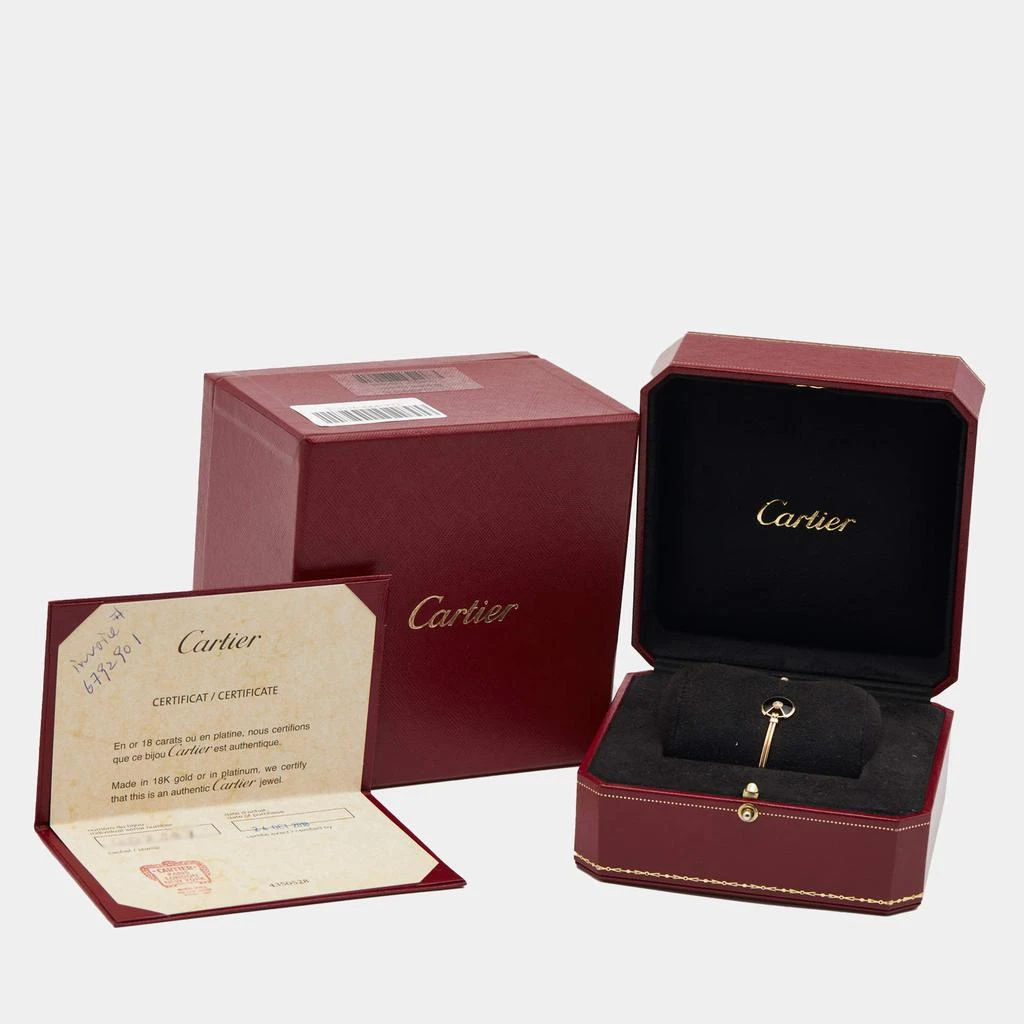 Cartier Amulette De Cartier Onyx Mother of Pearl Diamonds 18k Rose Gold Open Cuff Bracelet 16 商品