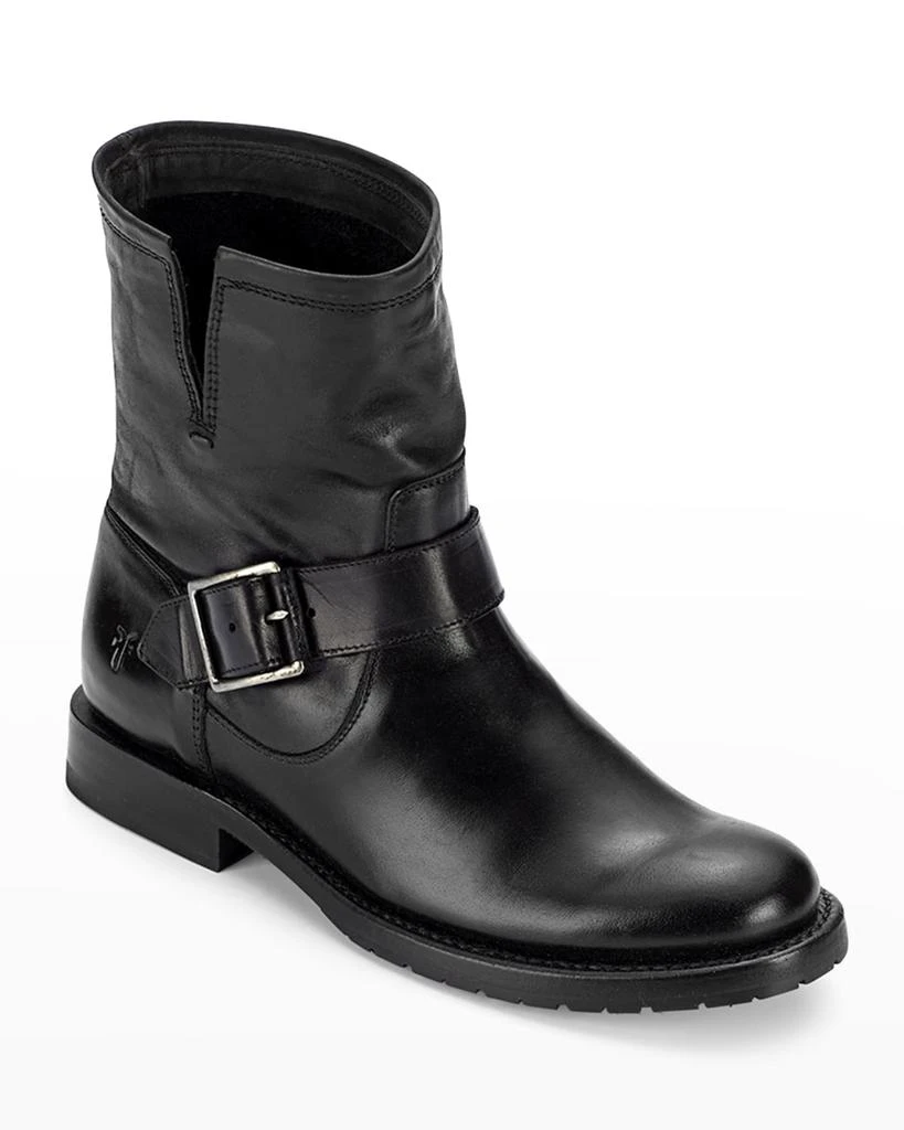 商品Frye|Natalie Leather Short Engineer Boots,价格¥984,第2张图片详细描述