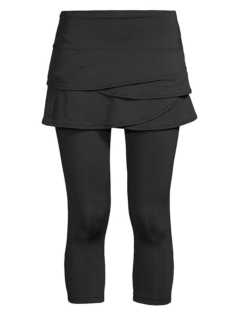 商品Lucky in Love|Scalloped 2-Piece Capri Legging Set,价格¥553,第1张图片
