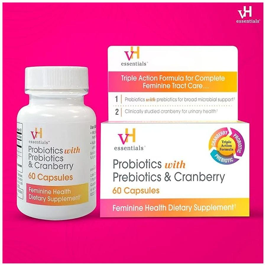Probiotics with Prebiotics and Cranberry Feminine Health Capsules 商品