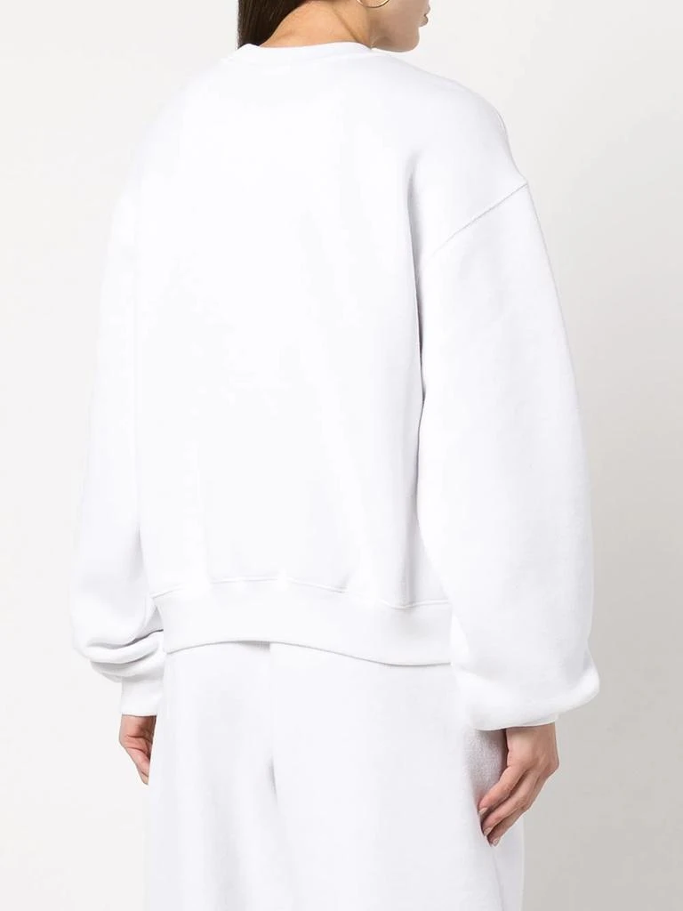 商品Alexander Wang|T BY ALEXANDER WANG WOMEN ESSENTIAL TERRY CREWNECK SWEATSHIRT W/ PAUFF PAINT LOGO,价格¥1310,第2张图片详细描述