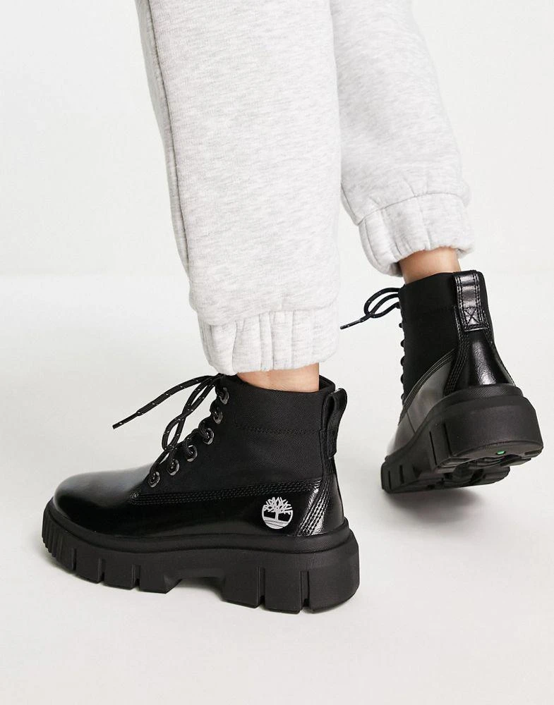 商品Timberland|Timberland Greyfield boots in black,价格¥918,第2张图片详细描述