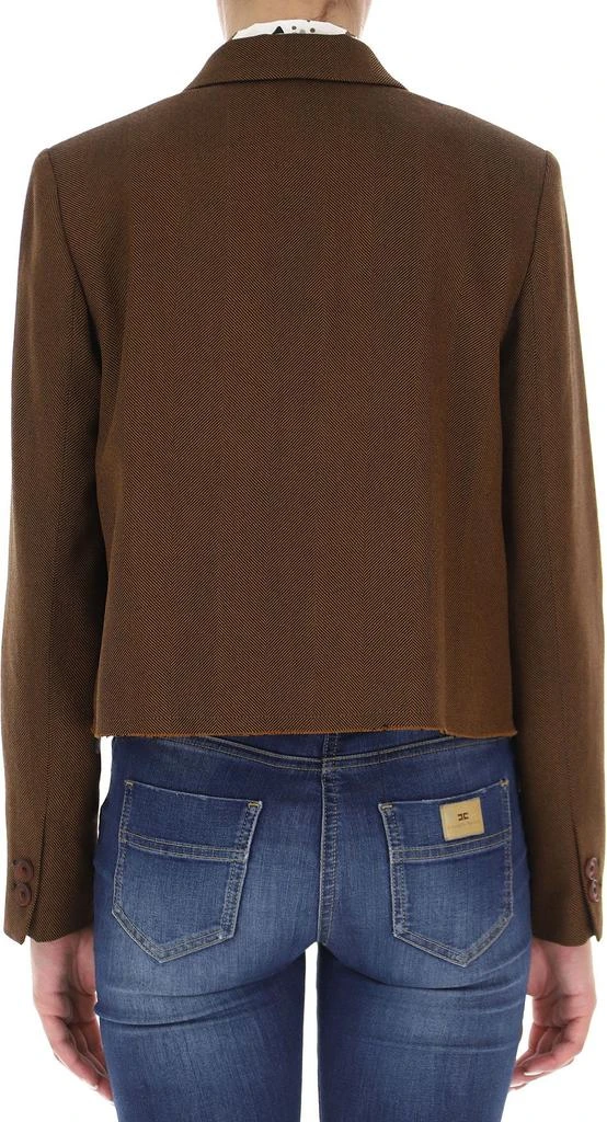 商品ALYSI|Alysi women's brown wool blazer,价格¥2720,第4张图片详细描述