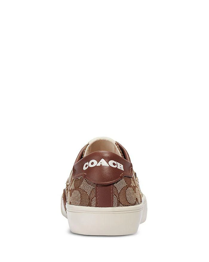 商品Coach|Women's Citysole Logo Canvas Skate Sneakers,价格¥710,第4张图片详细描述