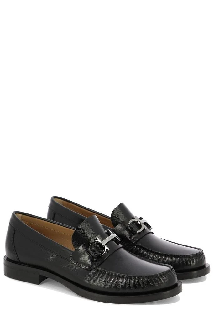 商品Salvatore Ferragamo|Ferragamo Gancini Detailed Slip-On Loafers,价格¥3716,第3张图片详细描述