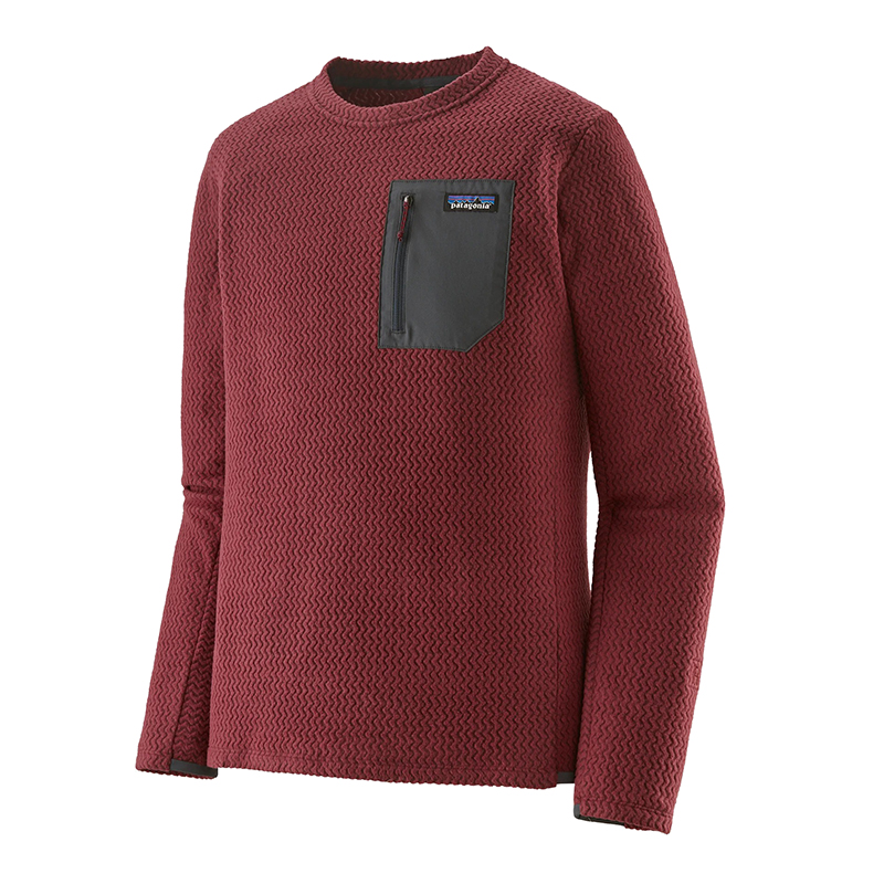 Patagonia/巴塔哥尼亚 男士红色系涤纶混纺饰有口袋圆领运动夹克商品第2张图片规格展示