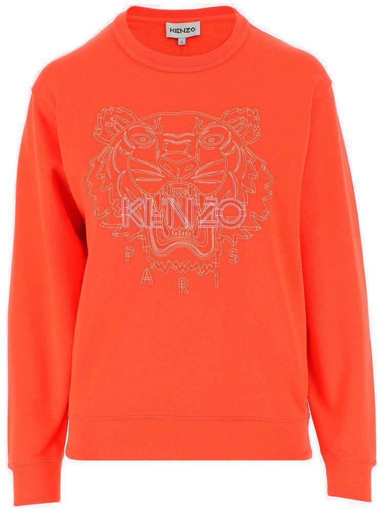 商品Kenzo|Kenzo Tiger Embroidered Sweatshirt,价格¥1270,第1张图片