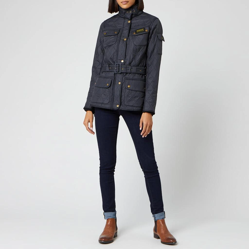商品Barbour|Barbour International Women's Polarquilt Jacket - Navy,价格¥1582,第3张图片详细描述